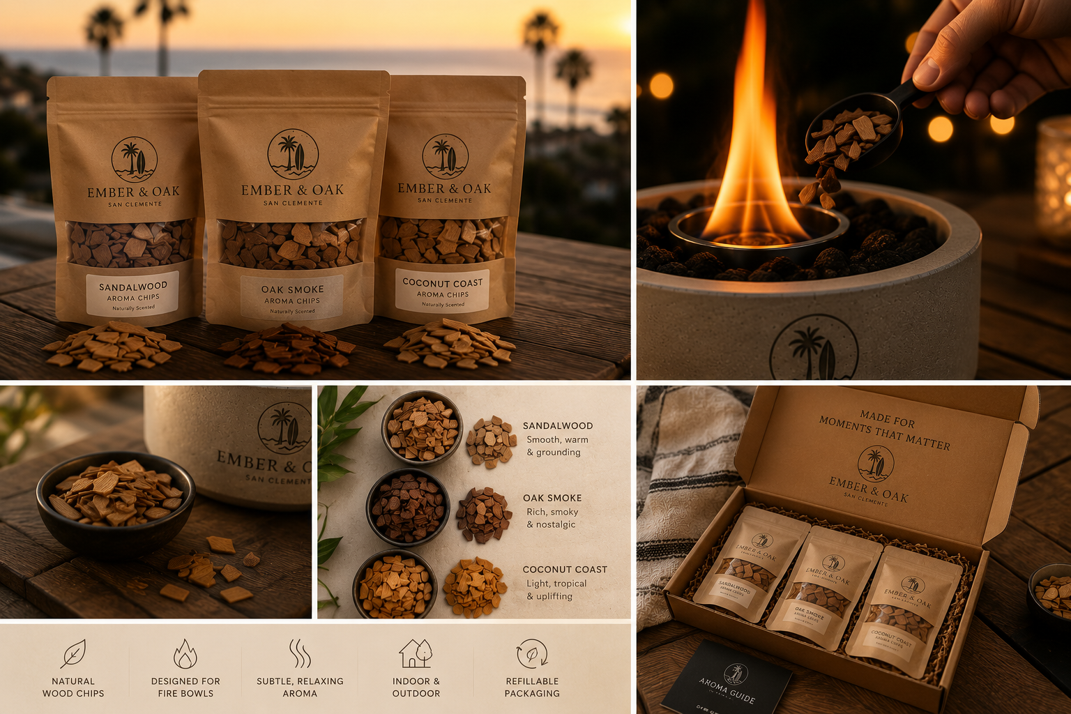 Aroma Wood Chip Refill Packs - 3 Pack