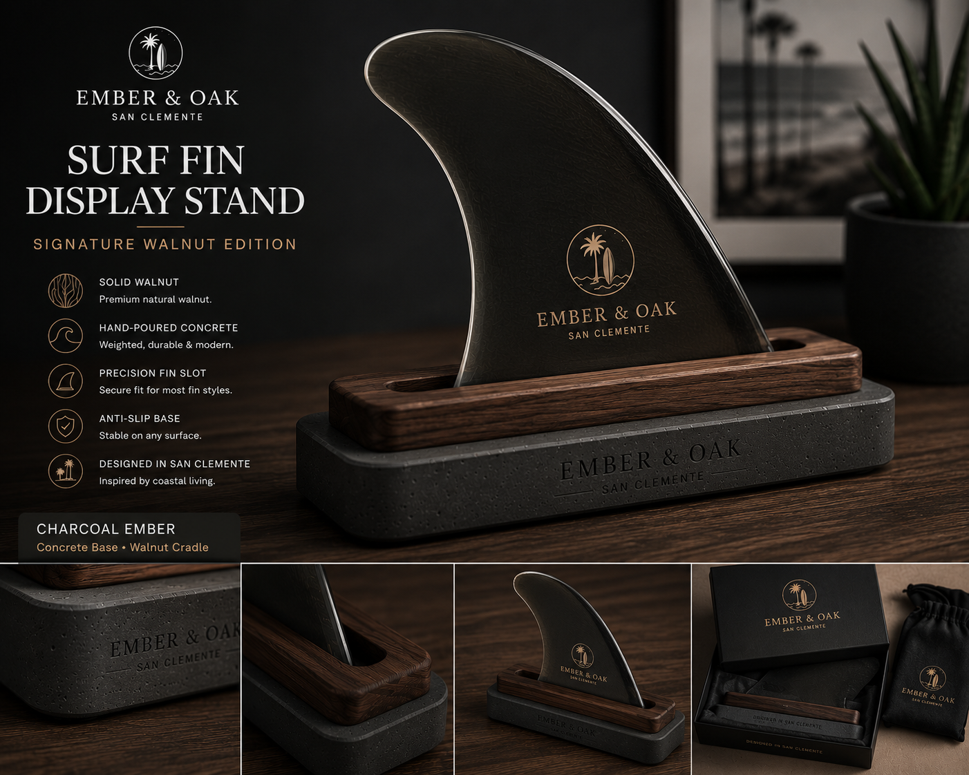 Surf Fin Display Stand