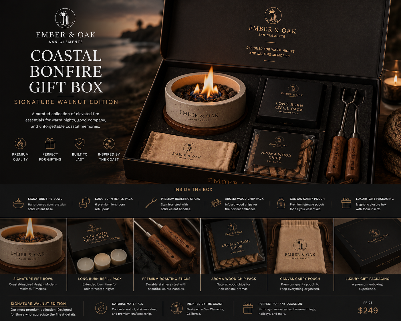 Coastal Bonfire Gift Box