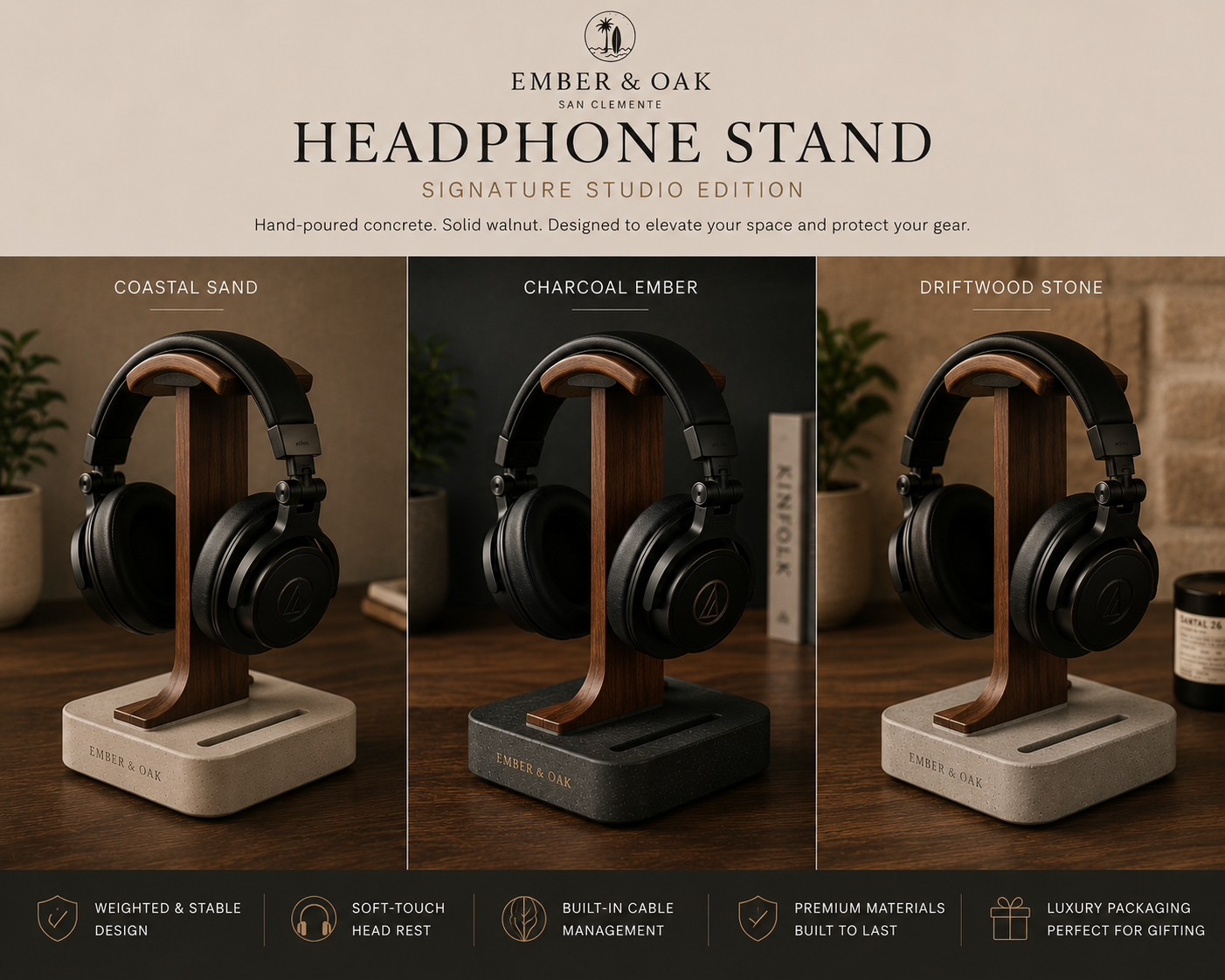 Coastal Headphone Stand